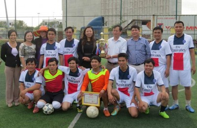 Liên trường Mân Thái đăng quang ngôi vô địch Giải bóng đá nam ngành GD&ĐT quận