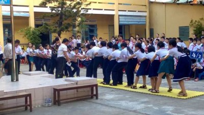 Trường TH Nguyễn Thái Học tổ chức Hội khỏe phù đổng năm học 2015-2016